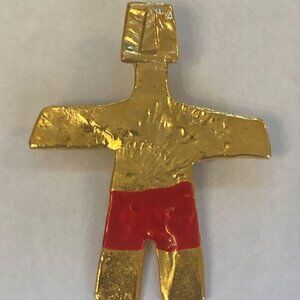 Small Figure pendant w/ Red Shorts